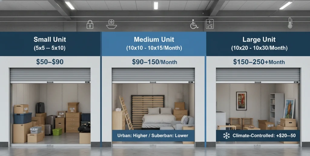 What Is the Average Monthly Cost of Self-Storage