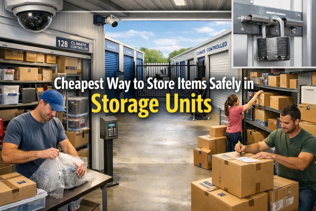 What Is the Cheapest Way to Store Items Safely in Storage Units