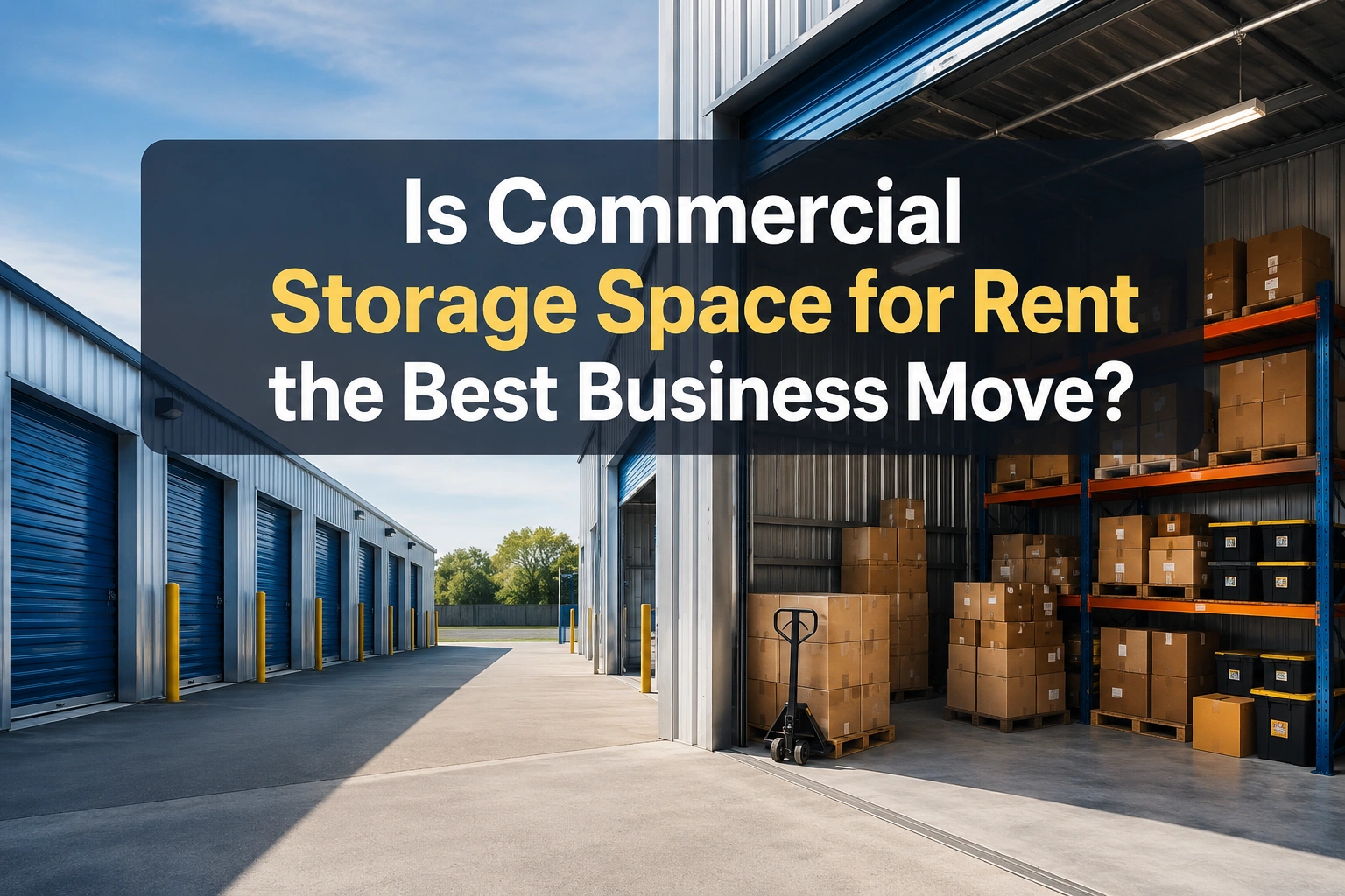 Is Commercial Storage Space for Rent the Best Business Move
