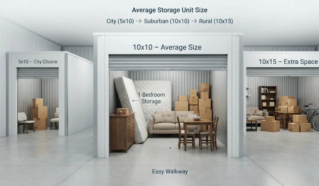 What Is The Average Storage Unit Size