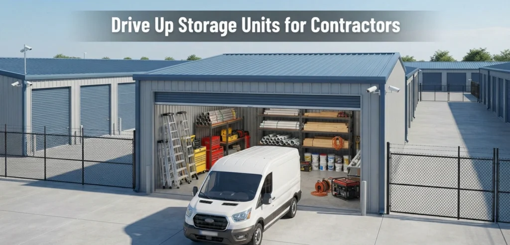 Why Do Most Contractors Prefer Drive Up Storage Units for Work?