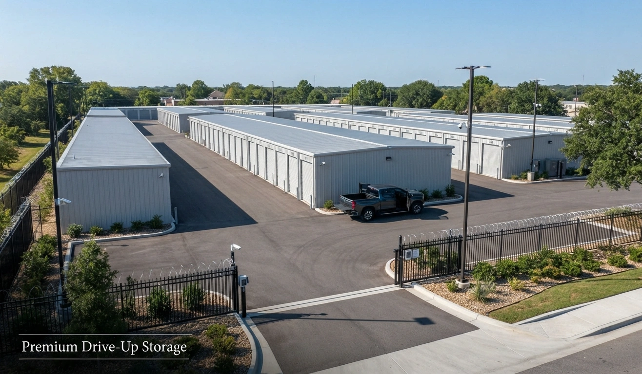 Premium Drive-Up Self Storage Facility Today