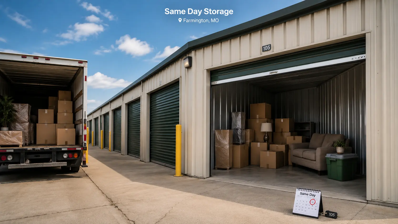 Why Book Same Day Storage Unit Rental During Sudden Moves