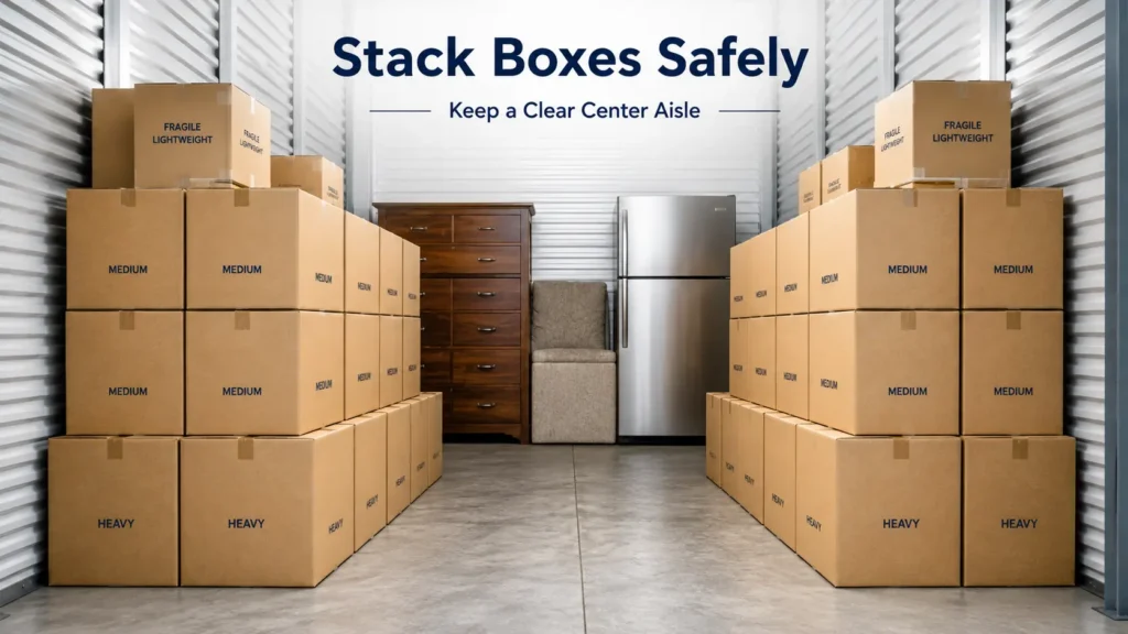 How to Pack a Storage Unit the Safe Way