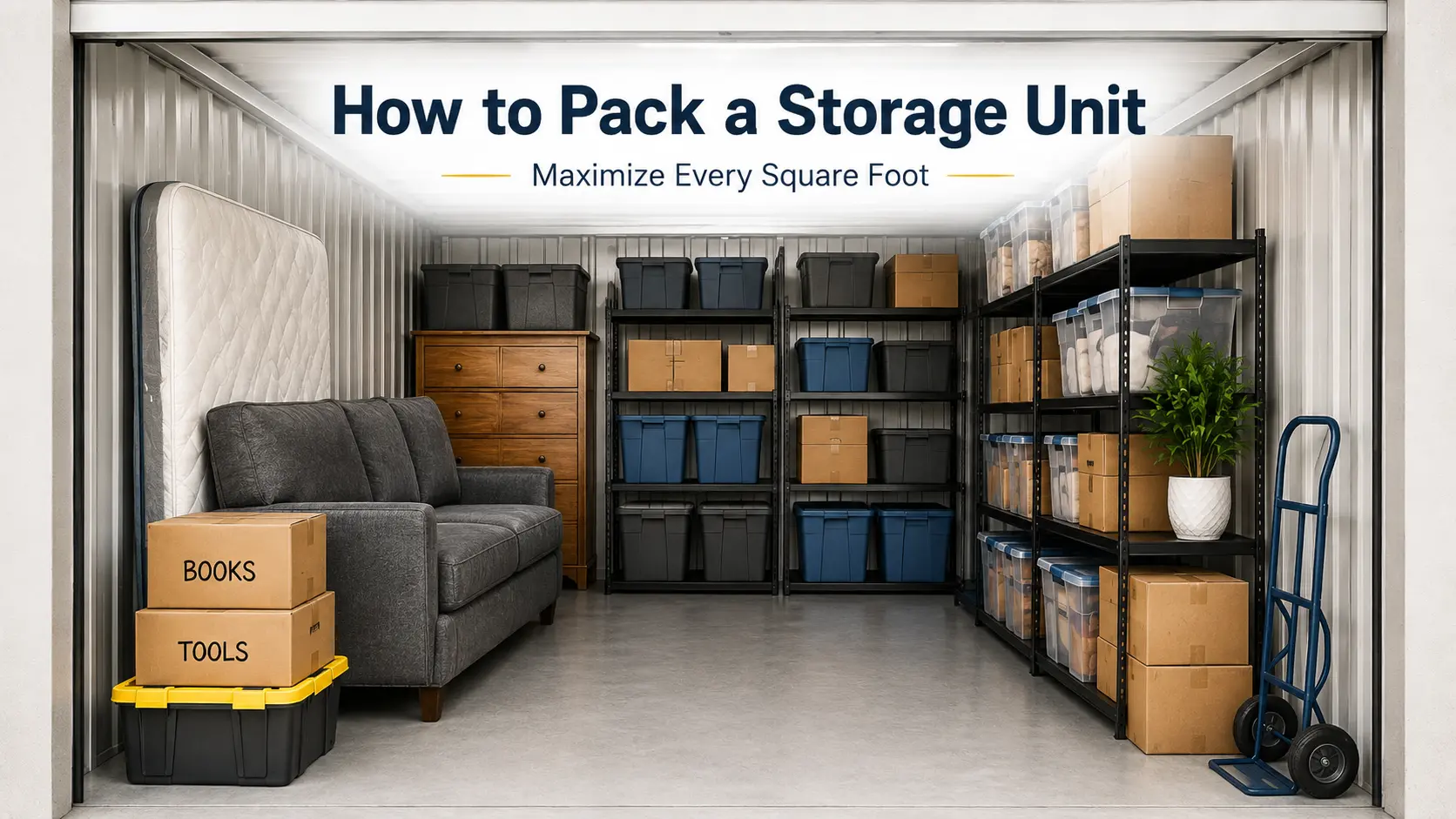 Pack a Storage Unit to Maximize Every Square Foot