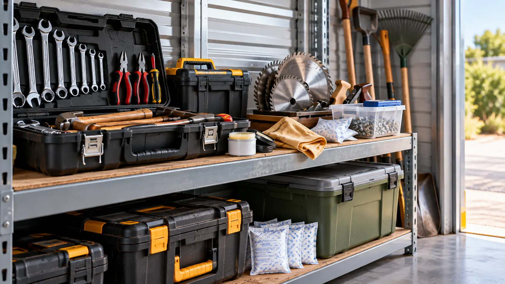 Prevent Rust on Metal Tools in Outdoor Storage Units